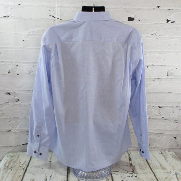 Michelson's of London Micro Gingham Dress Shirt - Picture 4 of 8